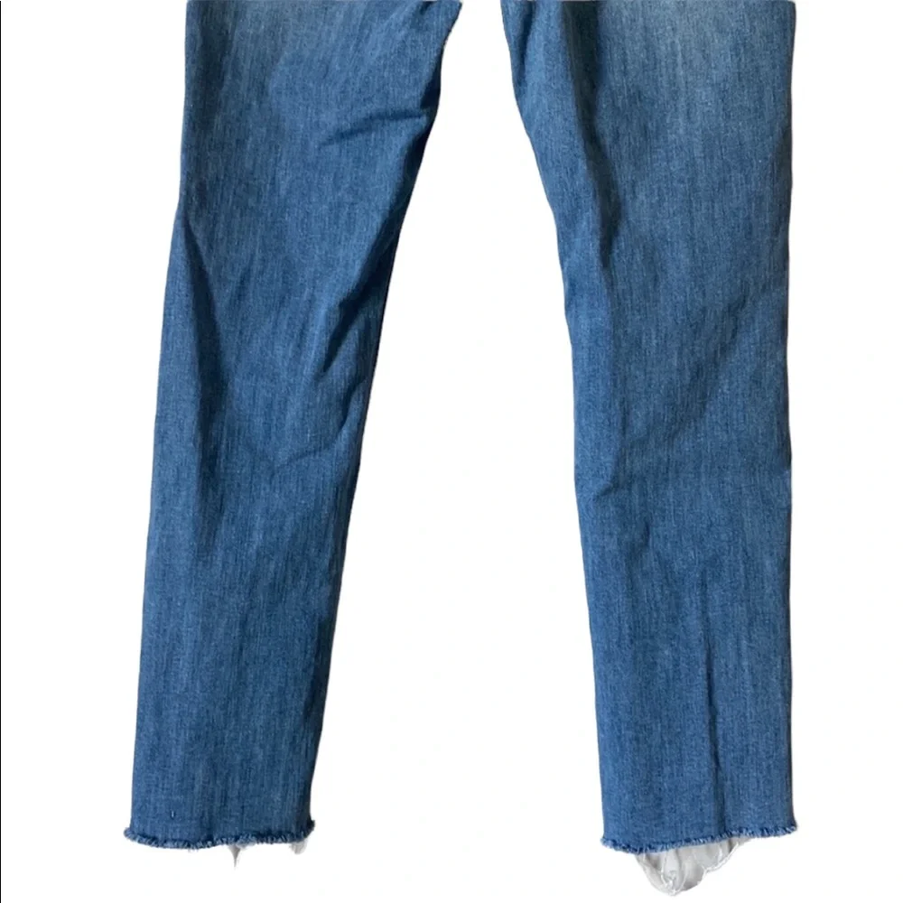 Forever 21 Frayed Bottom Skinny Jeans